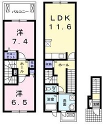 カルム　Ｂの物件間取画像